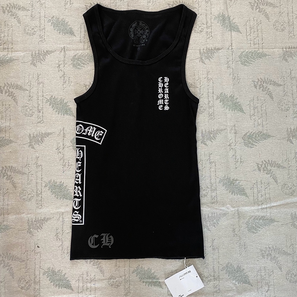 Chrome Hearts Womens Size S Cotton Pullover Vest Black